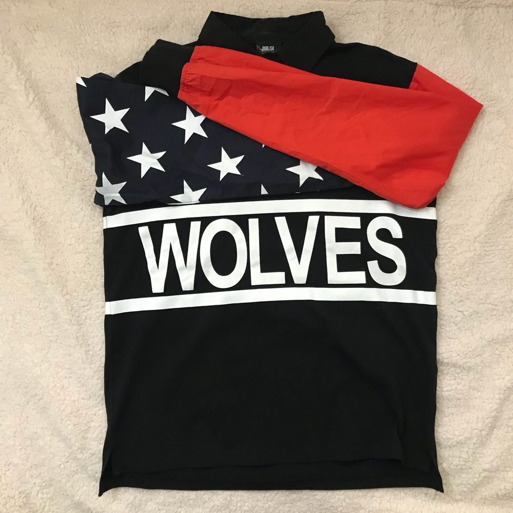 Men’s Publish wolves long sleeve